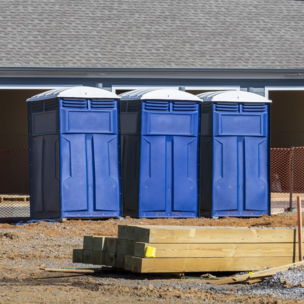 are there any restrictions on what items can be disposed of in the porta potties in Bedias Texas